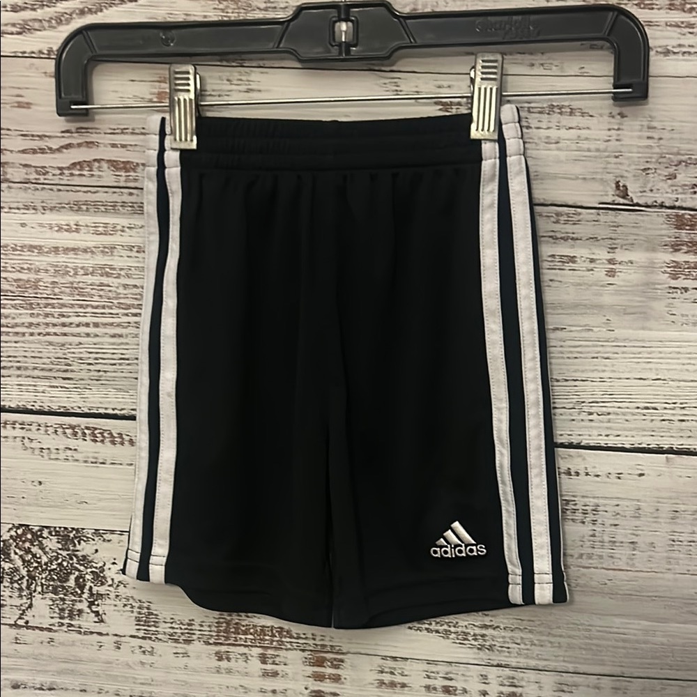 Adidas Black and White Athletic Shorts size 4t